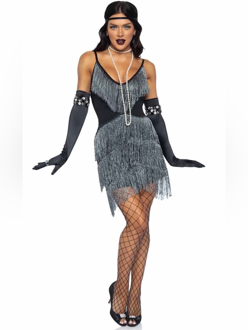 Leg Avenue 2 Piece Dazzling Flapper Women’s Costume - Brand New